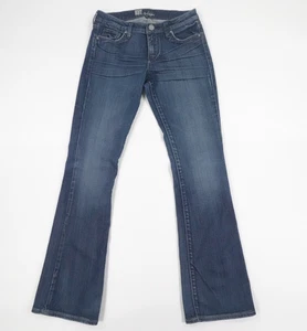 KUT from the Kloth Jeans Womens 4 Blue Low Rise Bootcut Stretch Boho Western - Picture 1 of 17