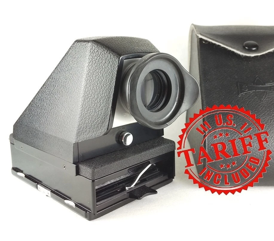 [N MINT w Case] Mamiya Right Angle Finder For Universal Press Super23 From JAPAN - Image 1 of 4