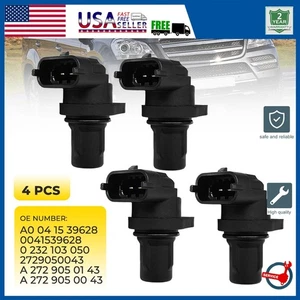 Sensores de posición del árbol de levas 4 piezas para Mercedes Series GLK350 G550 C300 - Imagen 1 de 9
