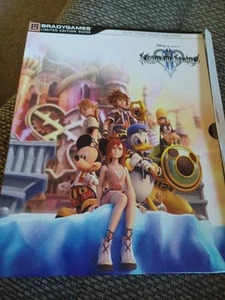 Kingdom Hearts II Brady Games Limited Edition Strategy Guide + Stickers + Poster - Picture 1 of 4