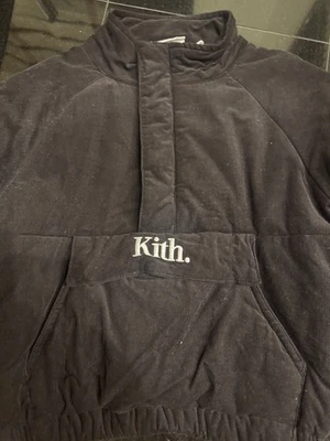 Kith Pullover Corduroy Half Zip Quilted Jacket in brown Boys Size S 6/7 - Image 1 of 4