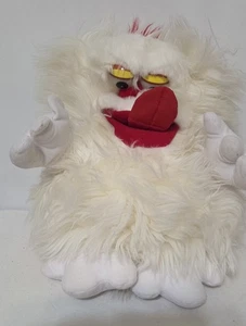 De colección 1987 Yangjee Furbles Marioneta de Mano Blanca Peluche Monstruo “Walter” Peluche Animal - Imagen 1 de 4