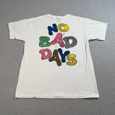 Camisa Call Your Mother Para Hombre Grande Blanca No Bad Days Gráfica Camiseta Pila de Flores Foto 1 de 4