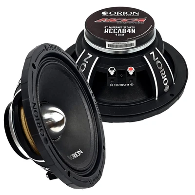 2 неодимовые среднечастотные громкоговорители Orion 8 дюймов - среднеквадратичная мощность 500 Вт 4 Ом HCCA84N - Изображение 1 из 4