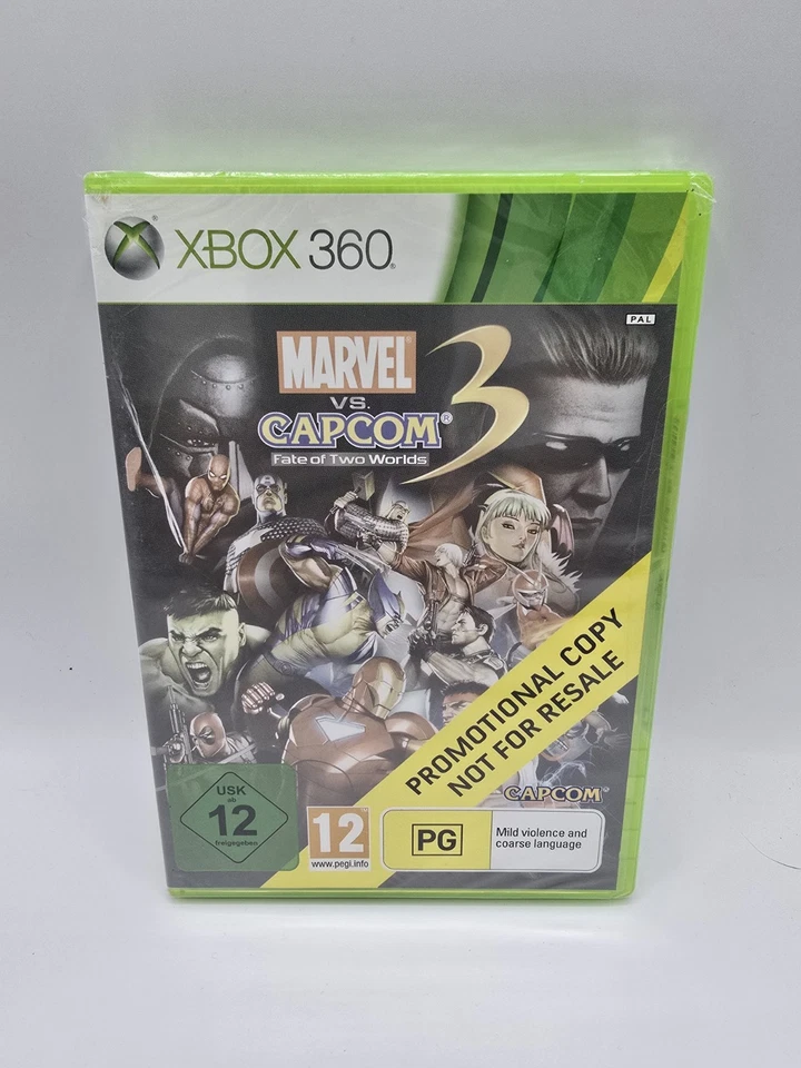 Xbox 360 Game Marvel vs Capcom 3 Fate of Two Worlds New Sealed - Promo Full Game - Image 1 of 4