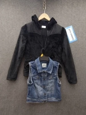 Так толстовка с капюшоном + чероки без рукавов джинсы куртка девочек 2-Pack размер L 10-12 - Изображение 1 из 4