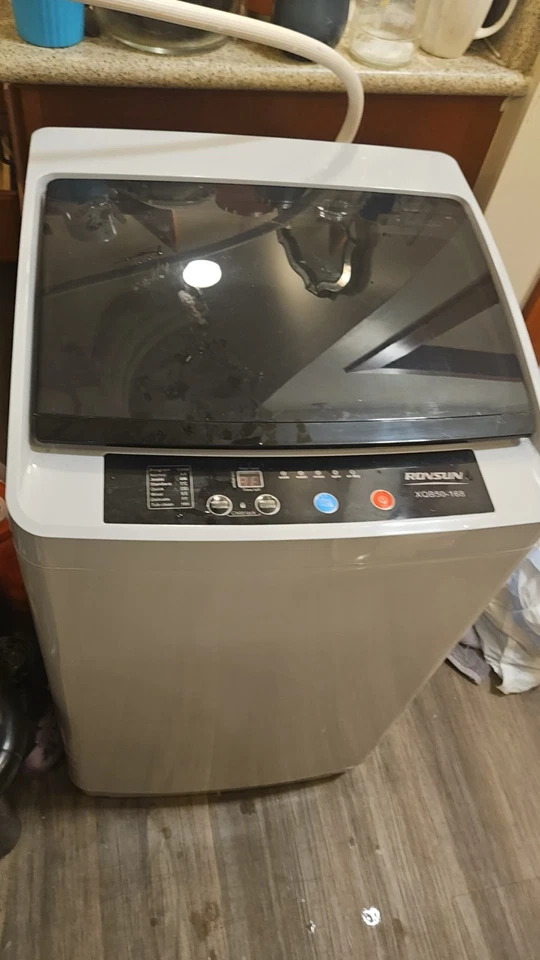 Washing Machine 20Lbs Capacity Full-Automatic Portable Washer with Drain Pump - Image 1 of 1