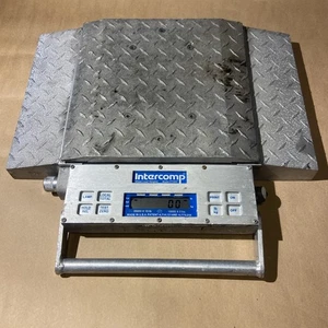 Báscula eléctrica de carga de ruedas Intercomp PT300 20.000 lb. Pesaje portátil de aluminio - Imagen 1 de 10