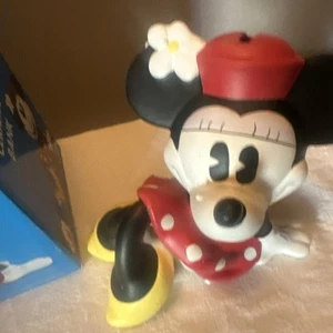 Disney Ceramic Minnie Bank Mickey Mouse In Box. Box Slightly Damaged - Picture 1 of 7