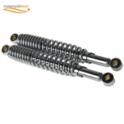 Amortiguadores cromados 2x 335mm 13,18" para Honda S65 CL/CT70 XL75 CL/CM/S90 CM91 CT110 Foto 1 de 4