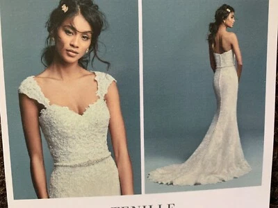 Maggie Sottero Wedding Dress - Tenille -NO  Sleeves/caps Ivory - Size 12 - Image 1 of 2