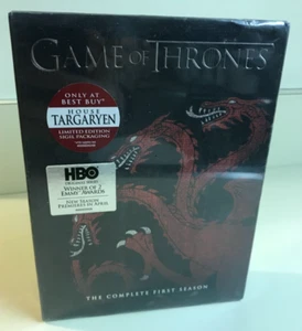 Game of Thrones Complete 1st Season DVD House Targaryen Sigil, Bonus Features - Picture 1 of 6