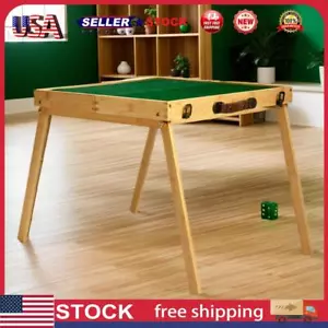 Travel Portable Mahjong Table with Chinese Mahjong Tiles Set for Outdoor Camping - Picture 1 of 11