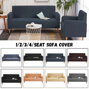 Copricuscino Copridivano Elasticizzato 1 2 3 4 Posti Antiscivolo Protezione Divano Settee - Foto 1 di 78