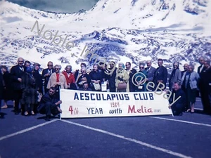 1964 Aesculapius Club Tour Group 4th Melia Tours Austria Kodachrome 35mm Slide - Picture 1 of 3