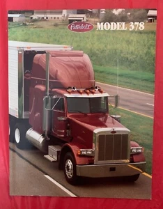 1988 Peterbilt "MODEL 378" - Original Truck Dealer Sales Brochure / Specs - Bild 1 von 3
