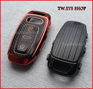 Funda protectora con llave de poliuretano termoplástico suave para Audi A6L A7 A8 A8L E-tron Q8 C8 2019 ☆RED☆ - Imagen 1 de 6