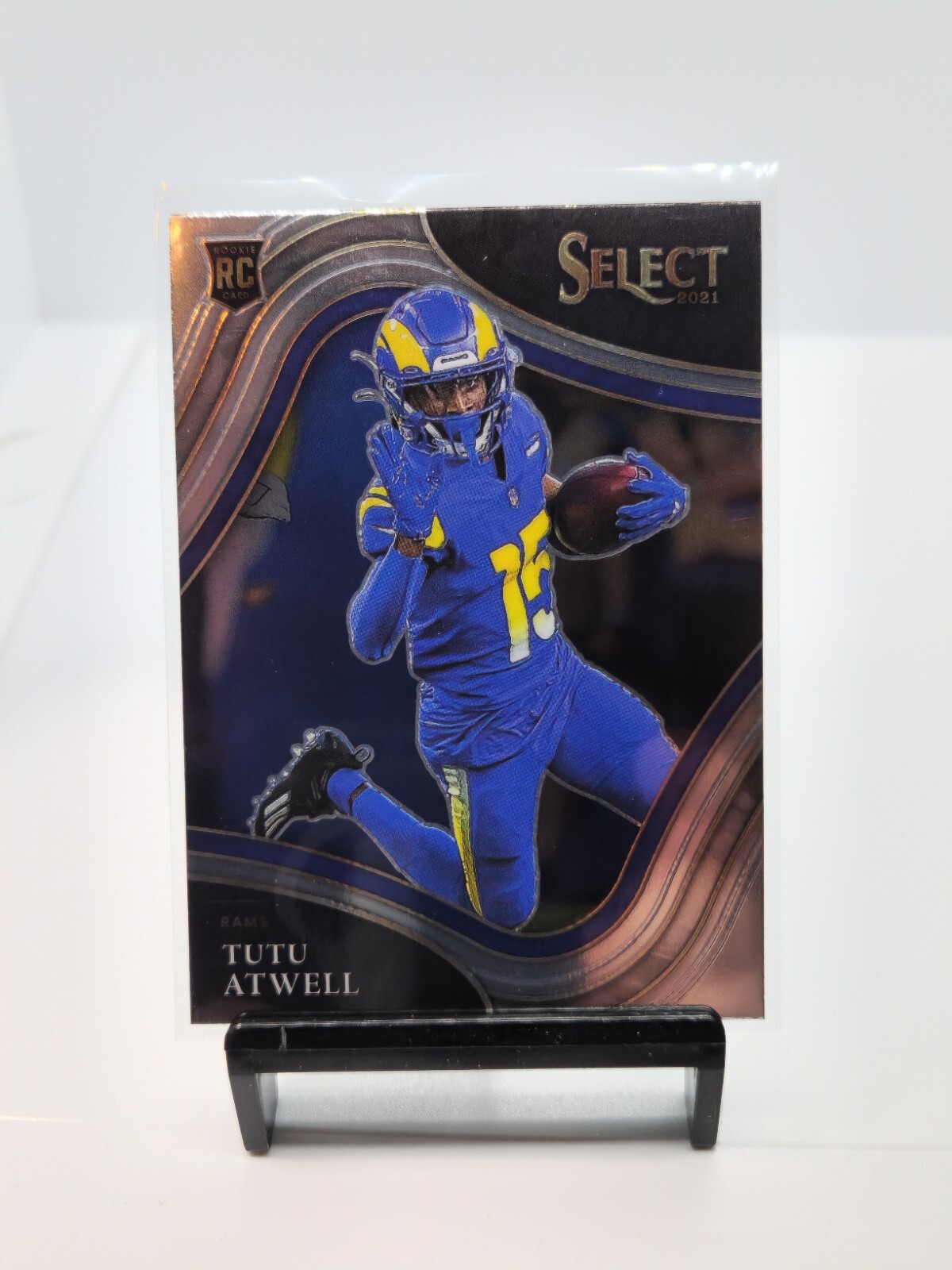 2021 Panini Select Tutu Atwell Field Level Rookie Los Angeles Rams #361