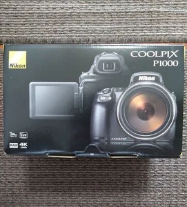 Nikon P1000BK P1000 BK COOLPIX Digital Camera Black 16.0MP Completely New in Box - Picture 1 of 2