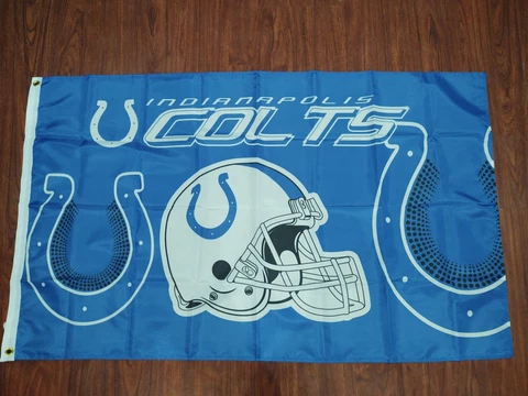 Indianapolis Colts 3x5 Flag. US seller. Free shipping within the US Cover