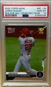 JARED WALSH 2020 TOPPS NOW PSA 10 ALL STAR ROOKIE CUP TEAM ANGELS #RC-04 