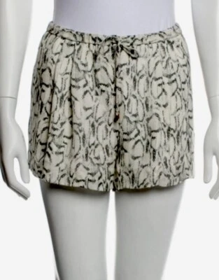 Haute Hippie Snake Skin Print 100% Silk Shorts Sz L NWT - Изображение 1 из 4
