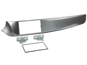 Doppel 2-DIN Blende Radioblende SILBER für Alfa Romeo Giulietta 940 2010-2013 - Picture 1 of 2