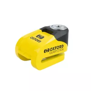Oxford Cuarzo XD6 Moto Scooter Disco Bloqueo 6mm Pin Fuerte Aleación Amarillo Nuevo - Imagen 1 de 5
