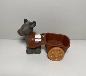 Fisher Price Little People CART & DONKEY Christmas Nativity, Farm - Picture 1 of 4
