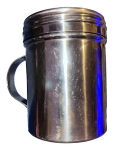 Vintage Table Craft Kitchen Shaker w/ Screw-on Lid 3+3/4" Stainless Steel India - Picture 1 of 7