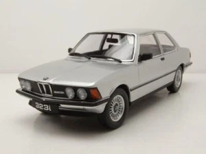 BMW 323i E21 1978 modelo de coche plateado escala 1:18 KK - Imagen 1 de 9