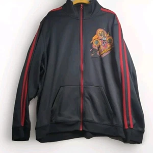 Walt Disney World Disney Parks Track Jacket Full Zip Black And Red 2013 Size 2xl - Picture 1 of 8