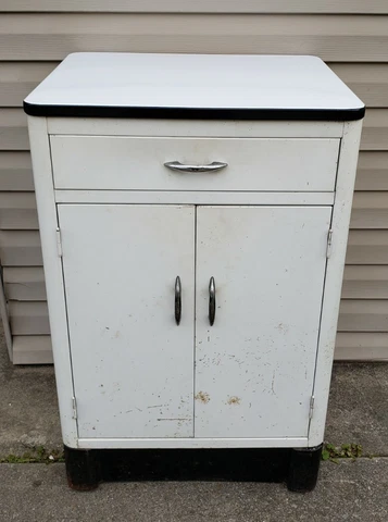 Rare Vintage Walters MFG Cabinet Art Deco Medical Dental Industrial Mid Century Cover