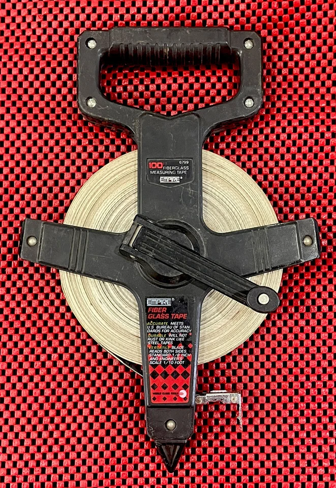 Empire Fiber Glass Measuring Tape 100 Feet Model 6799  N2 - Image 1 of 3