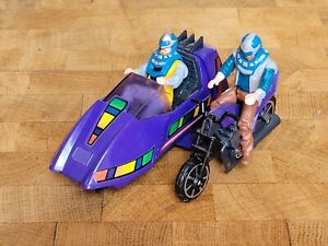M.A.S.K. Toy Vehicles - Piranha - 1985 - Purple - Transforming Motorcycle