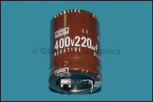Sony 1-125-318-00 Nippon Elektrolytkondensator 220 uF 400VDC Sony Röhrenfernseher 15 Stück - Bild 1 von 1