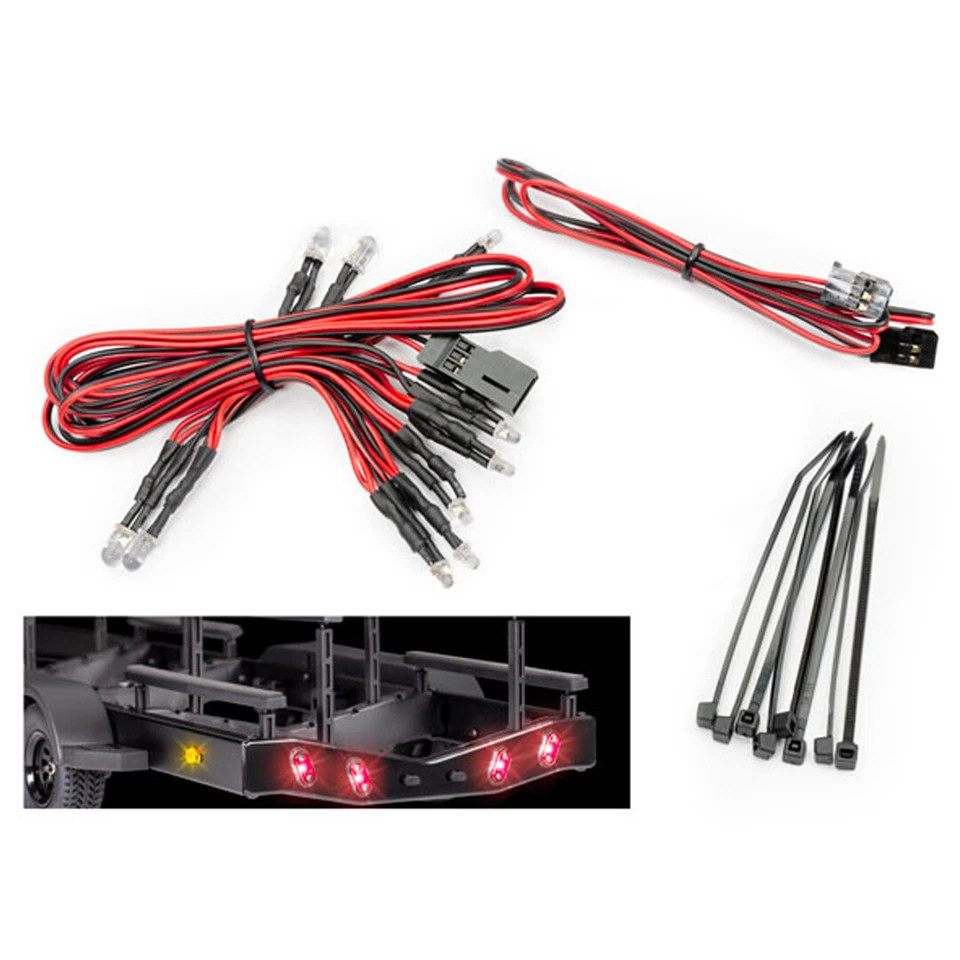 Traxxas 10349 LED Light Kit w/ Zip Ties (8) for Traxxas Boat Trailer