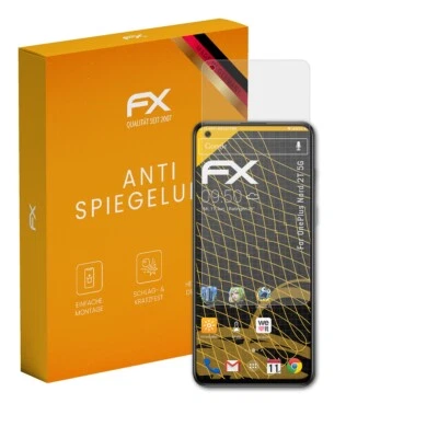 atFoliX 3x Displayfolie für OnePlus Nord 2T 5G Schutzfolie matt&stoßfest Folie - Bild 1 von 4