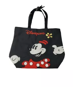 Disneyland - Embroidered Minnie Mouse Large Canvas Travel Tote Bag - Picture 1 of 11