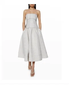 Simkhai London Midi Dress Size 8 - Picture 1 of 11