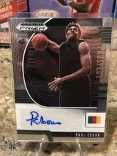 2020-21 Panini Prizm Draft Picks Paul Eboua PA-PE RC Auto Vanoli Cremona SerieA2