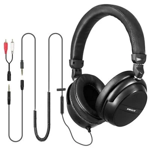 Long Cord Headphones for TV and PC with Volume Control and Mic, 21.6FT/6.6M E... - Foto 1 di 7