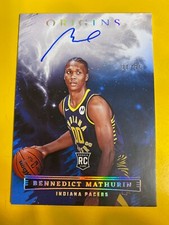 DA17622  2022-23  Origins Rookie Autograph Blue AUTO Bennedict Mathurin #31/35