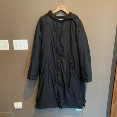 Chaqueta impermeable forrada de lana maxi talla 14 de ASOS DESIGN Foto 1 de 4