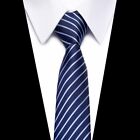 Cravate tissée soie jacquard cravate à carreaux taille extra longue neuve costume pour hommes 