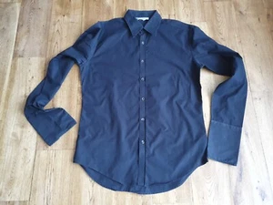 Yves Saint Laurent Herren schwarz Langarm Shirt Kragen Gr.16,5 - Bild 1 von 8