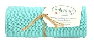 Handtuch, Küchentuch gestrickt / aqua H30 Solwang Design DK - Bild 1 von 1