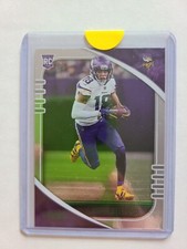 2020 Justin Jefferson Green Foil Panini Absolute Rookie Card RC Vikings #168 