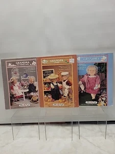 Vintage 1993 Sewing Patterns & Books Farmer Grandpa & Grandma  Dolls Clothes - Picture 1 of 10