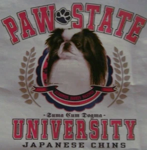CAMISA PAW STATE UNIVERSIDAD RAZAS DE PERROS JAPONESES BARBILLA - Imagen 1 de 5